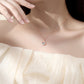 Dancing Moissanite Heart 925 Silver Necklace