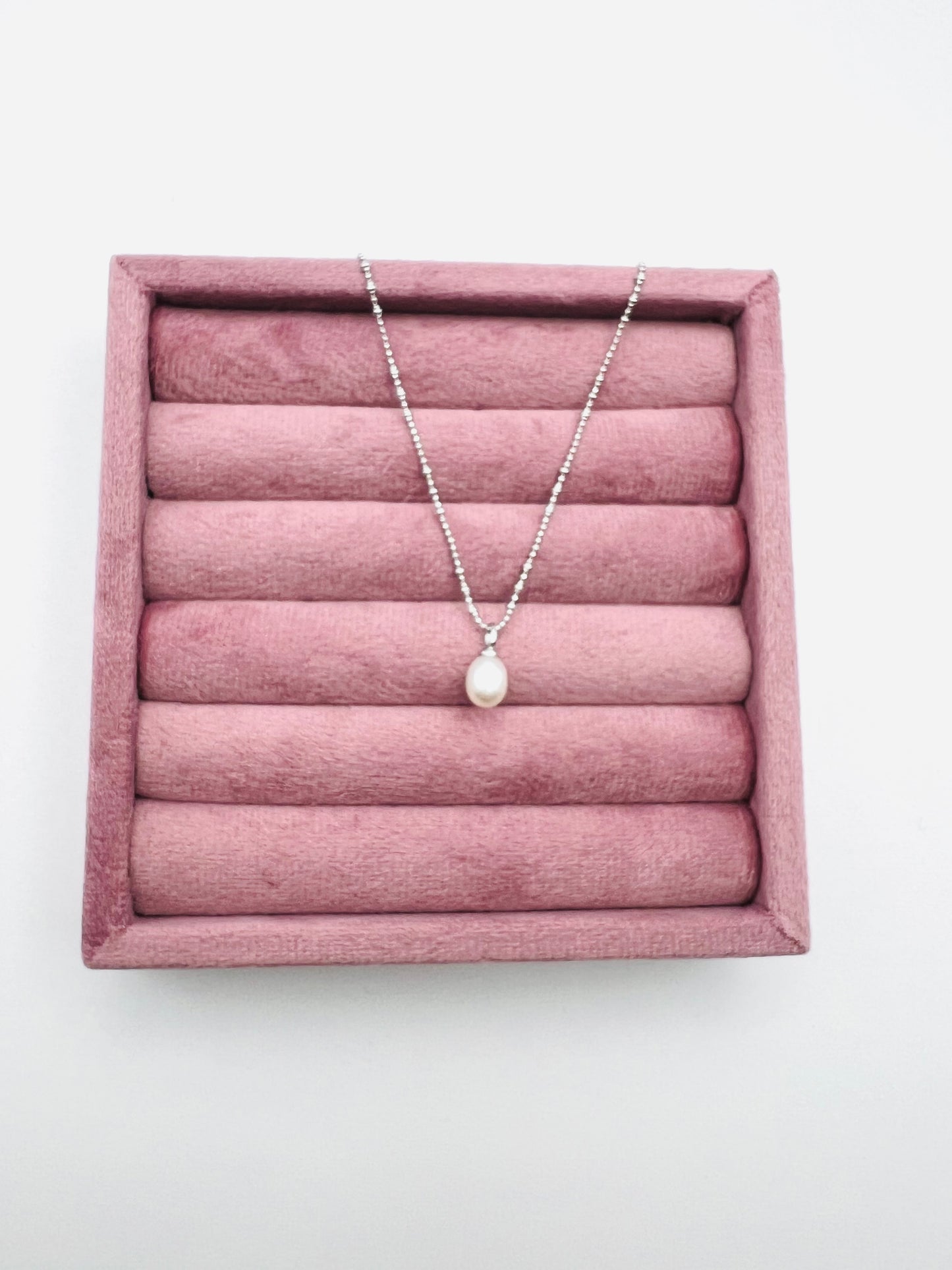 Single Freshwater Cultured Pearl Necklace (925 Silver)
