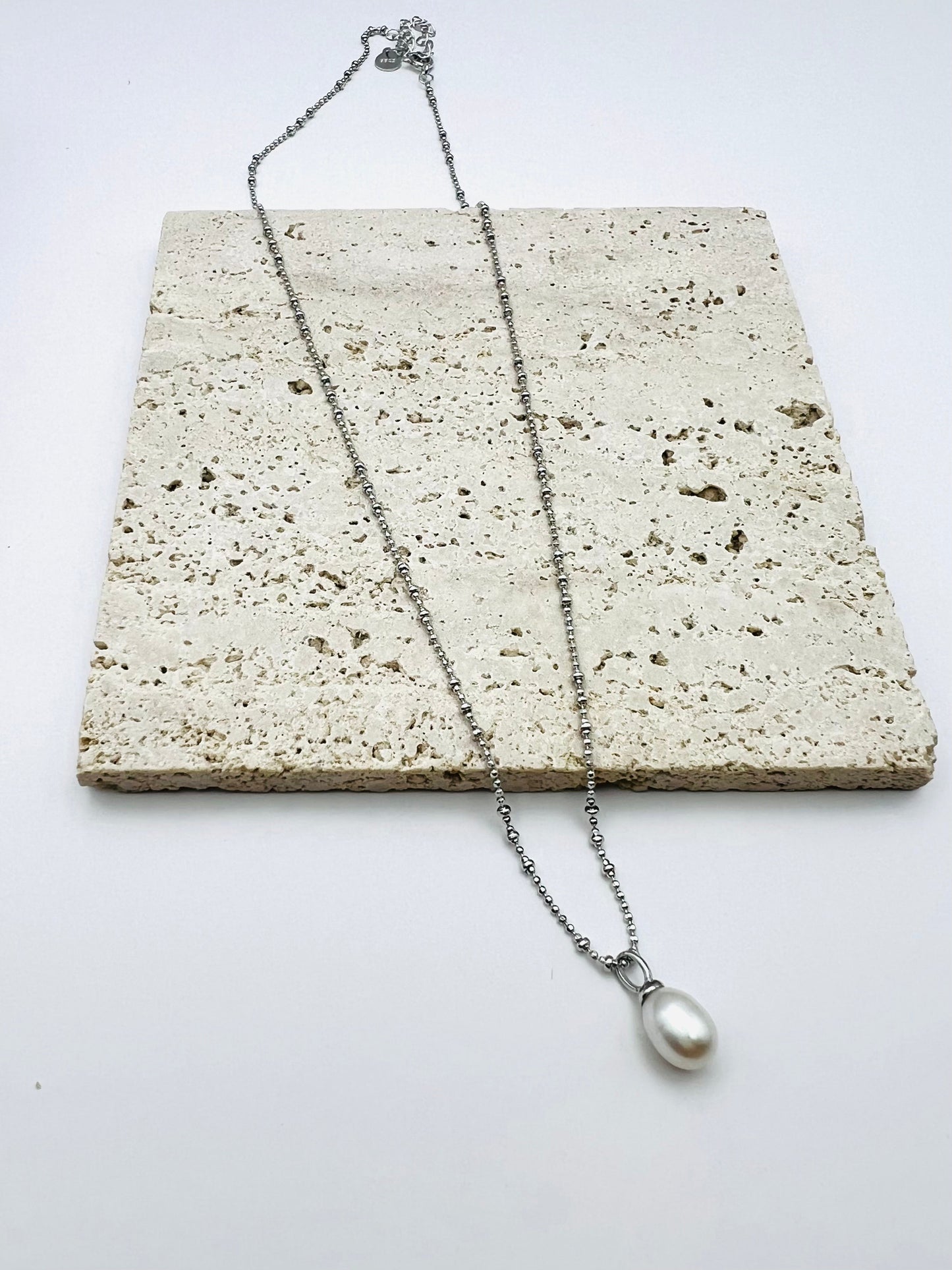 Single Freshwater Cultured Pearl Necklace (925 Silver)_SG