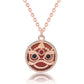 Chinese lion red agate 925 silver necklace