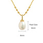 Single Freshwater Cultured Pearl Necklace (925 Silver)