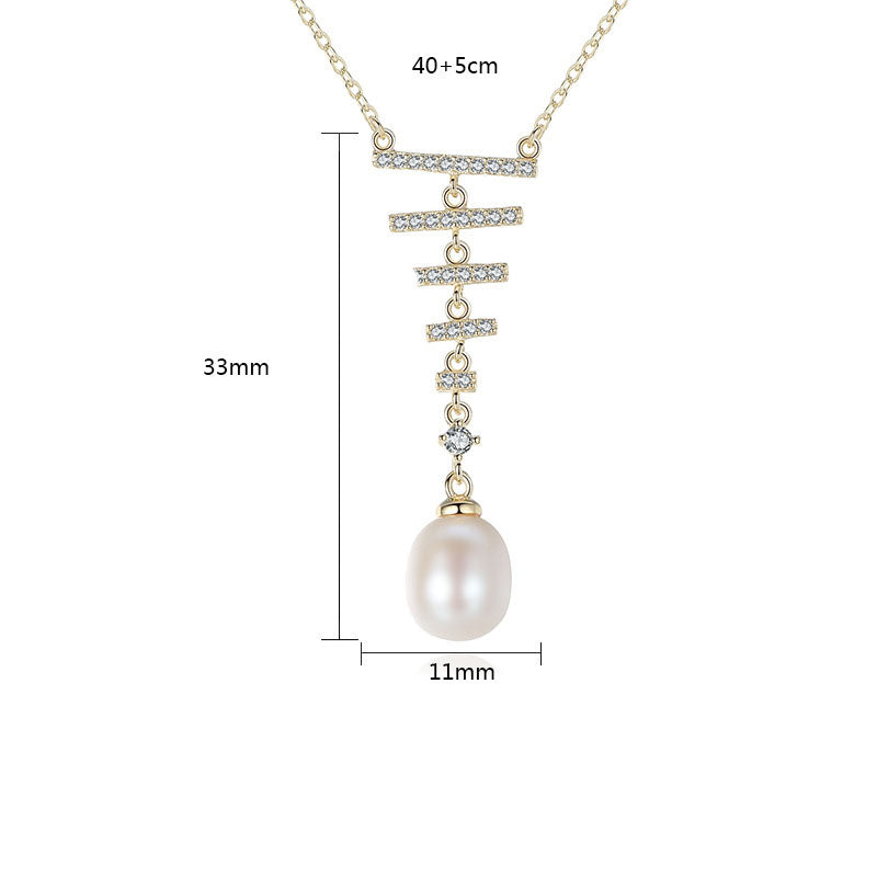 Freshwater Pearl 925 Silver Necklace